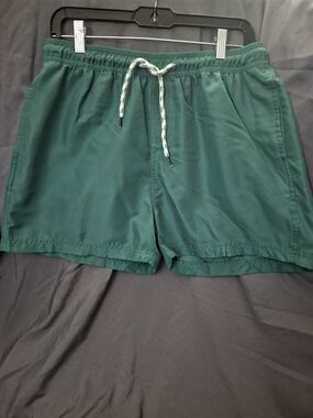 B collection Green Drawstring Swim Shorts Size M